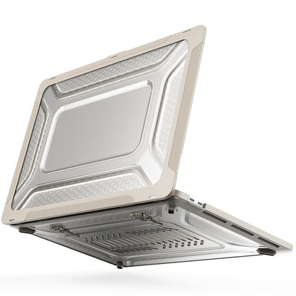 For MacBook Pro 16 inch (2019) A2141 Laptop Cover Dual Layer Hard PC Soft TPU Shell Case with Kickstand