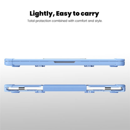 For MacBook Air 13 inch (2026) A3449 / (2025) A3240 / (2024) A3113 / (2022) A2681 Laptop Case PC + TPU Kickstand Heat Dissipation Cover