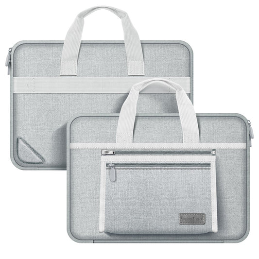 15-15.6 inch Laptop Sleeve Waterproof Oxford Cloth Notebook Handbag with Small Detachable Bag