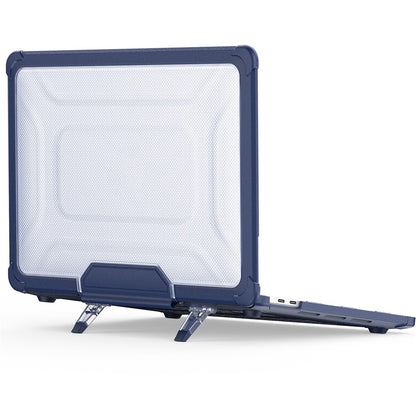 For MacBook Pro 13 inch (2018) / (2020) / (2022) (A2338 M1 / M2 A2289 A2251 A2159 A1989 A1706 A1708) PC+TPU Laptop Case