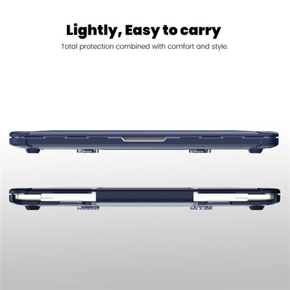 For MacBook Pro 13 inch (2018) / (2020) / (2022) (A2338 M1 / M2 A2289 A2251 A2159 A1989 A1706 A1708) PC+TPU Laptop Case