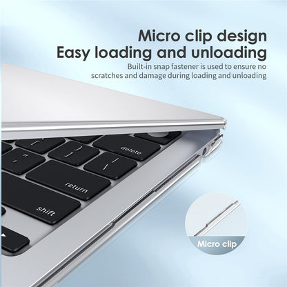 LENTION For Macbook Air 15 inch (2026) A3448 / (2025) A3241 / (2024) A311 / (2023) A2941 Hard PC Case Full Protection Anti-Scratch Laptop Cover