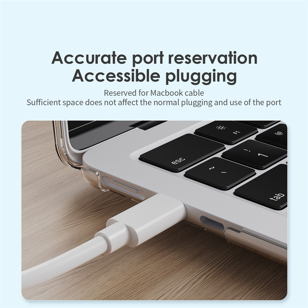 LENTION For Macbook Air 15 inch (2026) A3448 / (2025) A3241 / (2024) A311 / (2023) A2941 Hard PC Case Full Protection Anti-Scratch Laptop Cover