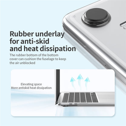 LENTION For Macbook Air 15 inch (2026) A3448 / (2025) A3241 / (2024) A311 / (2023) A2941 Hard PC Case Full Protection Anti-Scratch Laptop Cover