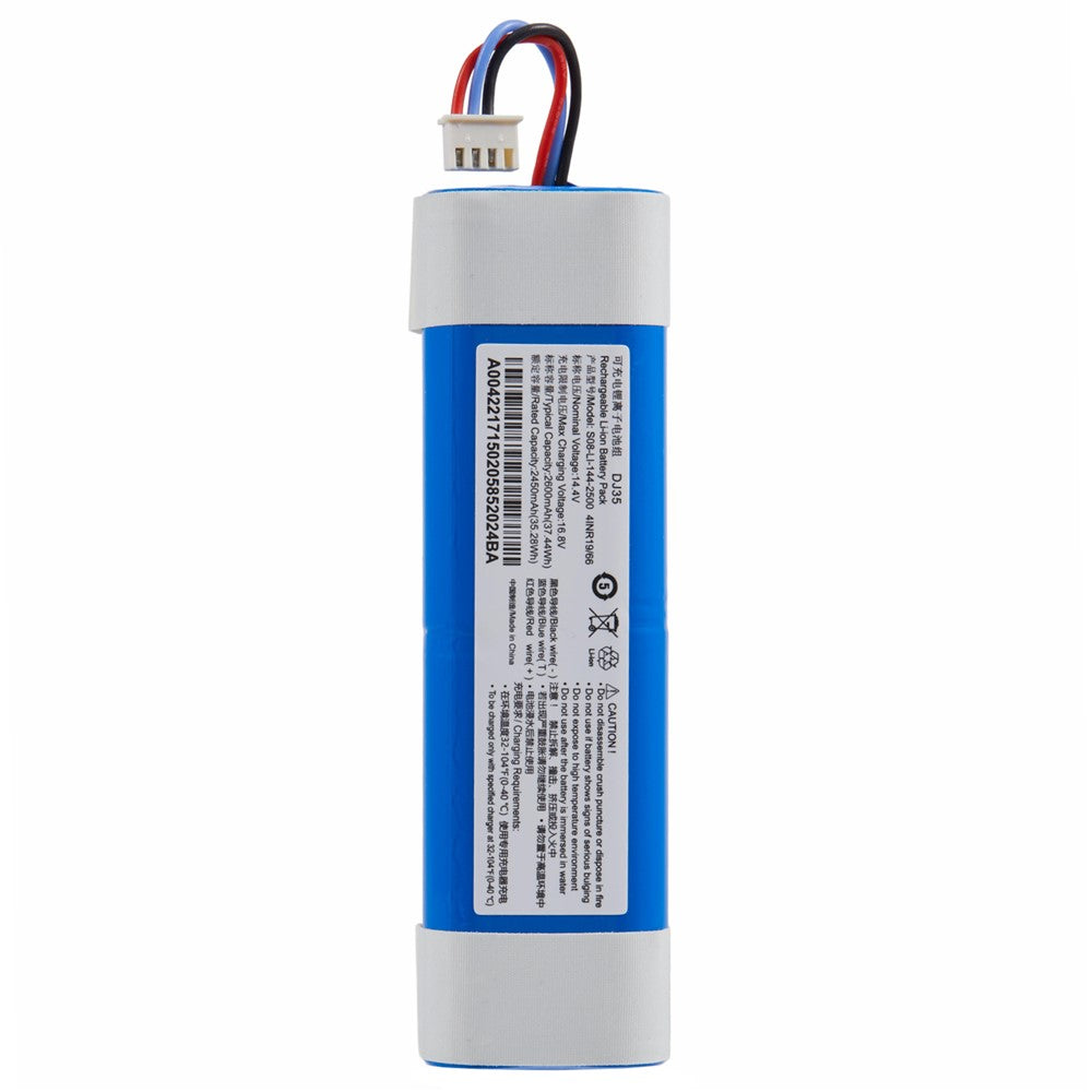 For Ecovacs Deebot DJ35 Li-Ion Polymer Battery Assembly Part 14.4V 2450mAh (Encode: S08-LI-144-2500) (Without Logo)