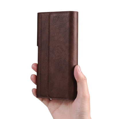 6.7 - 6.9 inch Waist Bag for iPhone 16 Pro Max / Samsung Galaxy S25 Ultra Horizontal Elastic Phone Holster with Card Slot