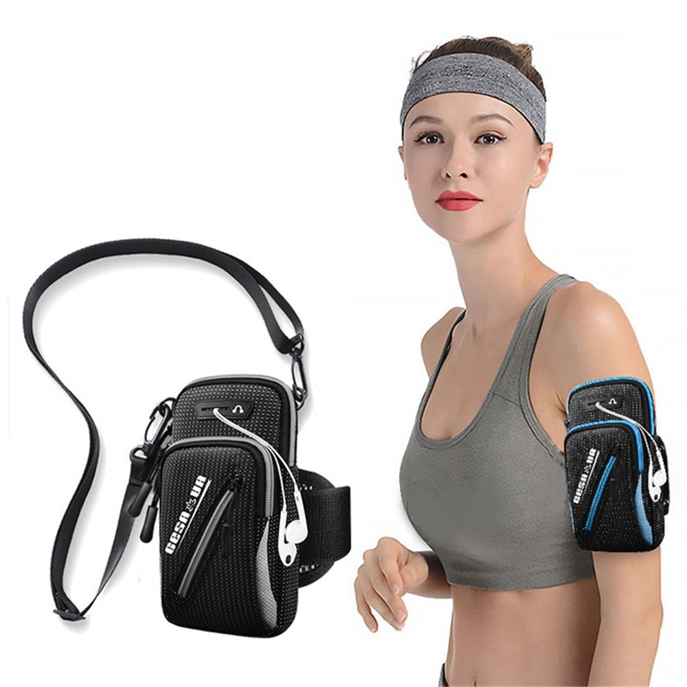 Sports Running Breathable Arm Bag Fitness Phone Storage Pouch Crossbody Bag for Phone within 7.2-inch
