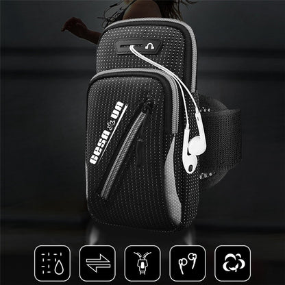 Sports Running Breathable Arm Bag Fitness Phone Storage Pouch Crossbody Bag for Phone within 7.2-inch