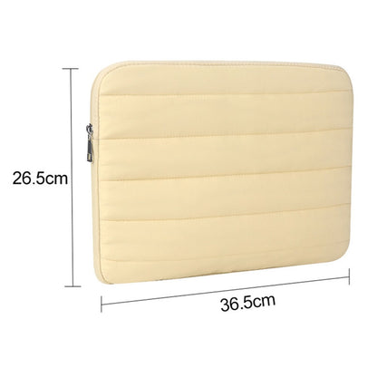 CL283 For 13-14 Inch Laptop Down Jacket Design Notebook Sleeve Portable Zipper Bag