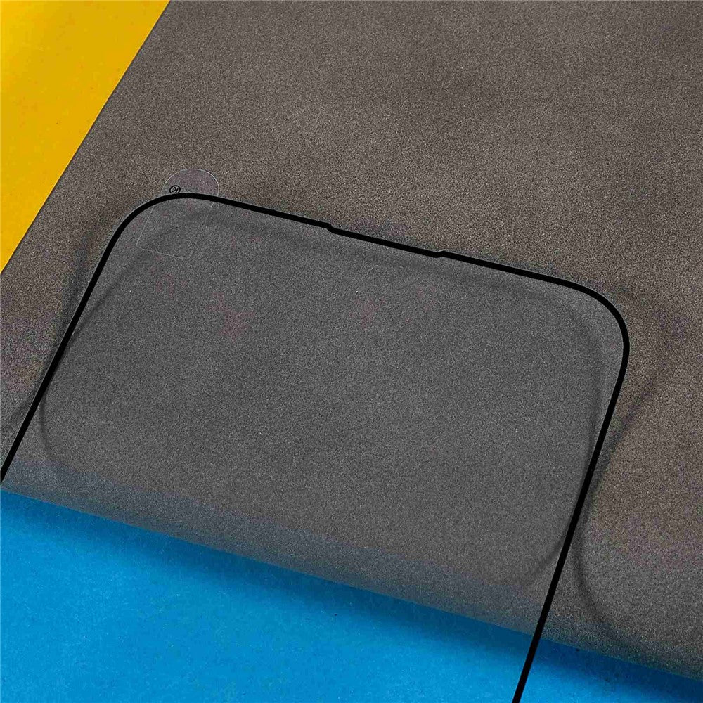 For iPhone 14 Pro Max 6.7 inch Secondary Strengthening Full Glue Full Covering Silk Printing High Aluminum-silicon Glass Phone Screen Protector