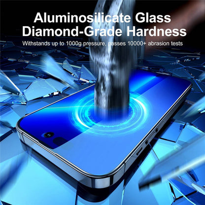 JOYROOM JR-P03 Silk Printing Screen Protector for iPhone 14 Plus, Anti-Spy Full Covering Anti-scratch Tempered Glass Film