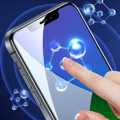For iPhone 14 Plus Super Clear Smooth Phone Screen Film Anti-fingerprint Full Covering Anti-explosion High Aluminium-silicon Glass Screen Protector
