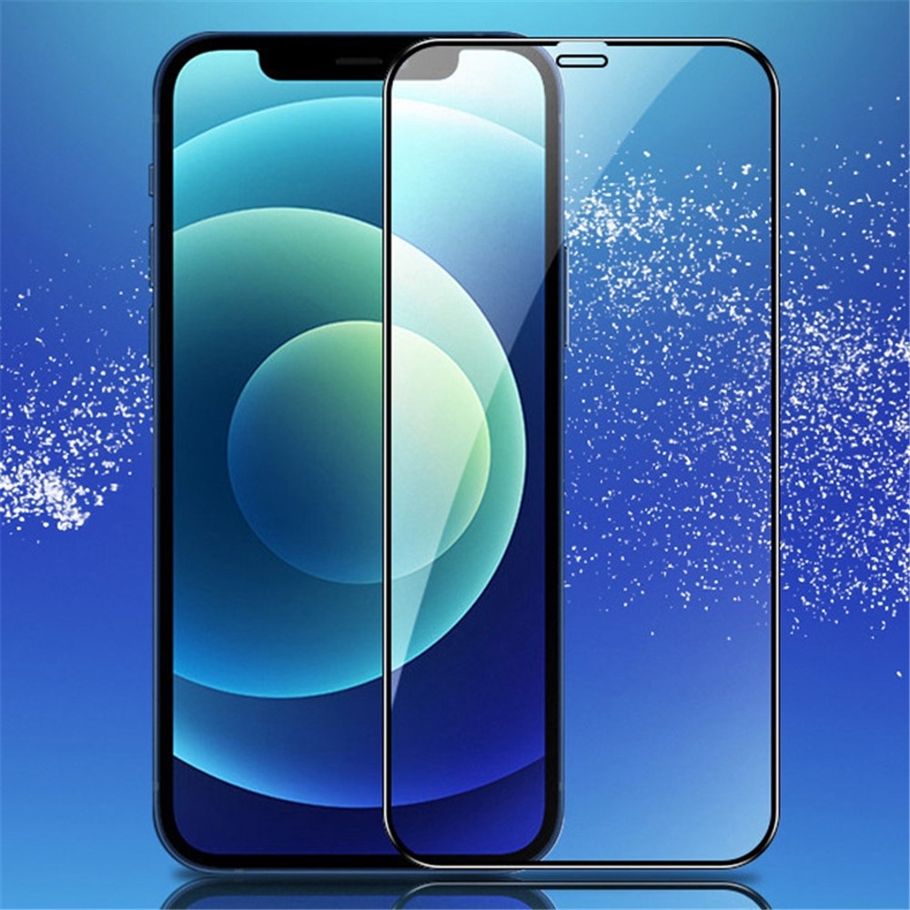 For iPhone 14 Plus Super Clear Smooth Phone Screen Film Anti-fingerprint Full Covering Anti-explosion High Aluminium-silicon Glass Screen Protector