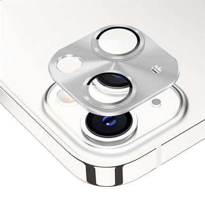 ENKAY HAT PRINCE For iPhone 14 6.1 inch / 14 Plus Full Cover Camera Lens Protector Aluminum Alloy + Tempered Glass Integrated Film