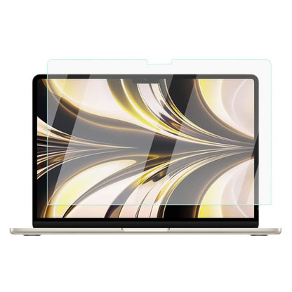 For MacBook Air 13 inch (2026) A3449 / (2025) A3240 / (2024) A3113 / (2022) A2681 Tempered Glass Screen Protector Anti-explosion 0.3mm Arc Edge Full Cover Film