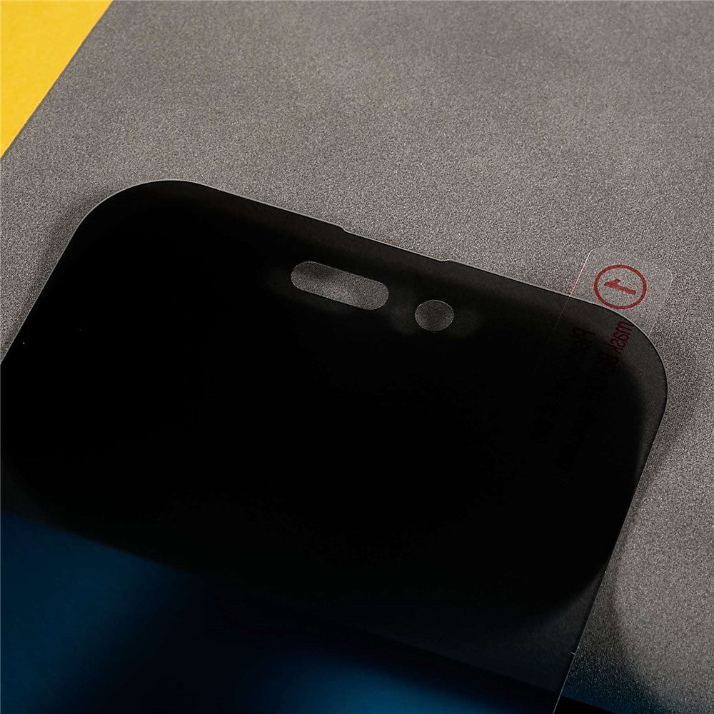 RURIHAI Full Glue Screen Protector for iPhone 14 Pro Max 6.7 inch, Easy Installation Anti-Spy Full Covering Tempered Glass Film