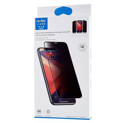 RURIHAI Full Glue Screen Protector for iPhone 14 Pro Max 6.7 inch, Easy Installation Anti-Spy Full Covering Tempered Glass Film
