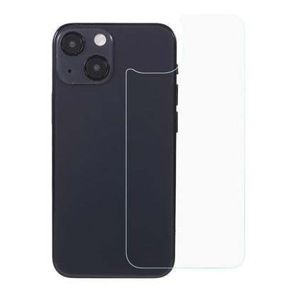 Temepred Glass Phone Back Film for iPhone 14 6.1 Inch, Anti-Explosion Side Glue Back Protector