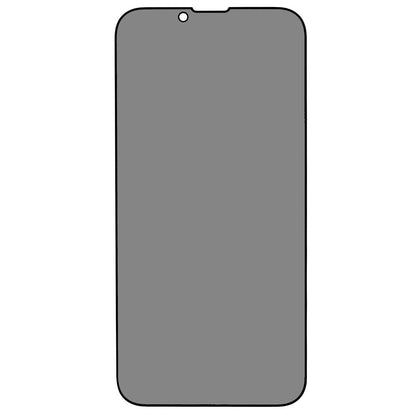 Anti-spy Tempered Glass Full Screen Protector for iPhone 14 6.1 inch, Bright Silk Printing Edge Full Glue Matte Screen Film