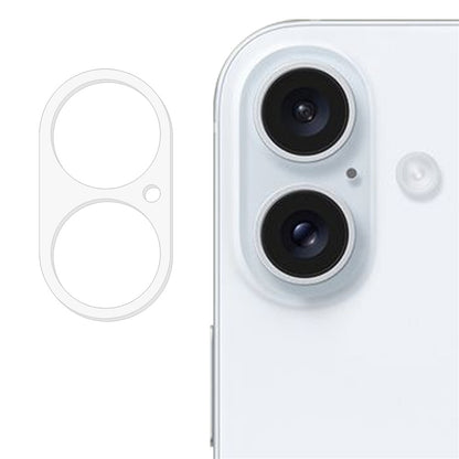 For iPhone 16 / 16 Plus Camera Lens Protector 9H Tempered Glass Back Lens Film