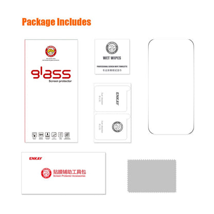 ENKAY HAT PRINCE For iPhone 16 Pro Anti-scratch High Aluminium-silicon Glass Film 0.26mm 2.5D