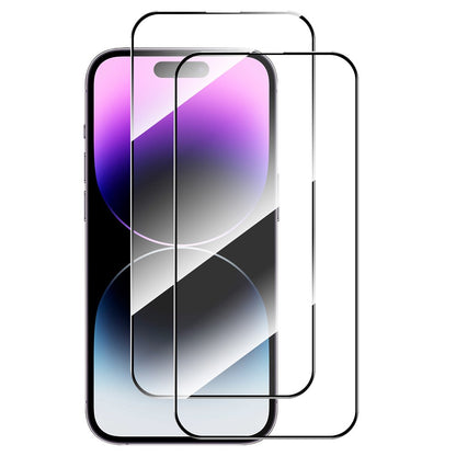 ENKAY HAT PRINCE 2Pcs For iPhone 16 Screen Protector 0.26mm 2.5D High Aluminium-Silicon Glass Film