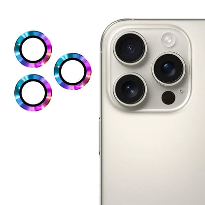 ENKAY HAT PRINCE 1Set For iPhone 16 Pro / 16 Pro Max Camera Lens Protector Metal Individual Ring Lens Film