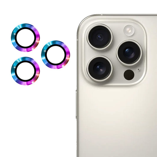 ENKAY HAT PRINCE 1Set For iPhone 16 Pro / 16 Pro Max Camera Lens Protector Metal Individual Ring Lens Film