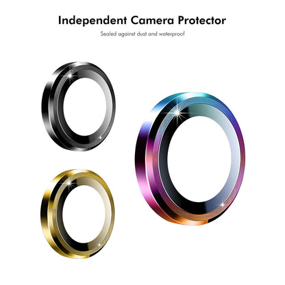 ENKAY HAT PRINCE 1Set For iPhone 16 Pro / 16 Pro Max Camera Lens Protector Metal Individual Ring Lens Film