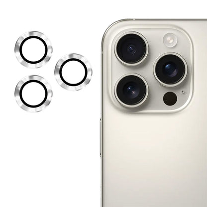 ENKAY HAT PRINCE 1Set For iPhone 16 Pro / 16 Pro Max Camera Lens Protector Metal Individual Ring Lens Film