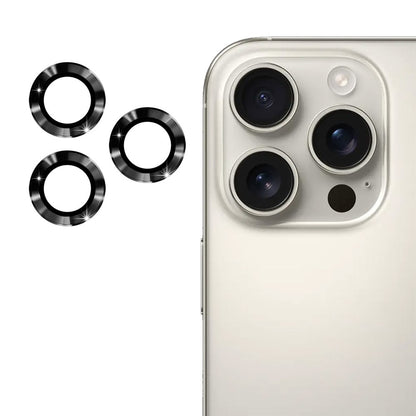 ENKAY HAT PRINCE 1Set For iPhone 16 Pro / 16 Pro Max Camera Lens Protector Metal Individual Ring Lens Film