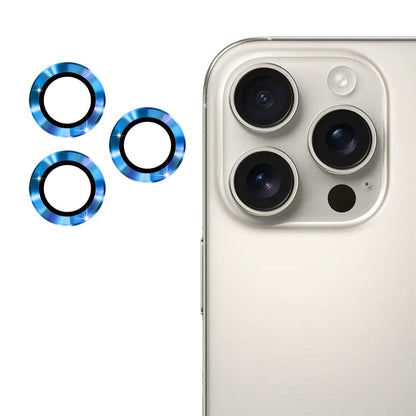 ENKAY HAT PRINCE 1Set For iPhone 16 Pro / 16 Pro Max Camera Lens Protector Metal Individual Ring Lens Film
