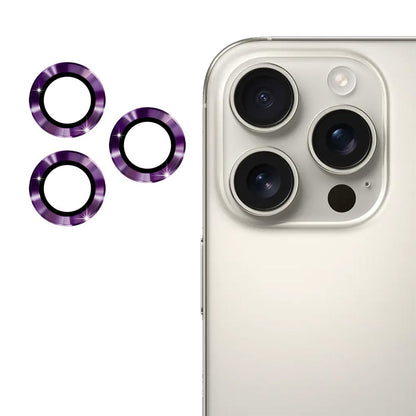 ENKAY HAT PRINCE 1Set For iPhone 16 Pro / 16 Pro Max Camera Lens Protector Metal Individual Ring Lens Film