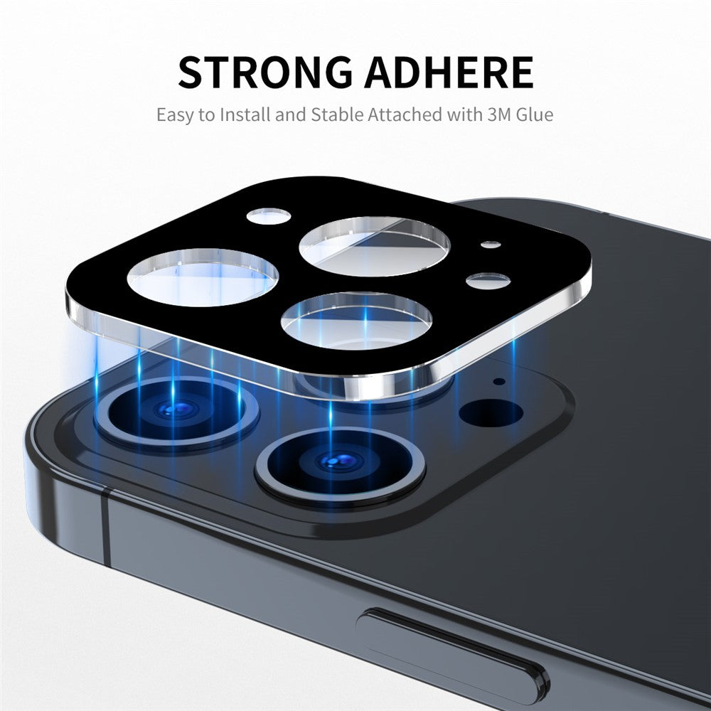 ENKAY HAT PRINCE For iPhone 16 Pro / 16 Pro Max Camera Lens Protector Silk Printing Clear Tempered Glass Film