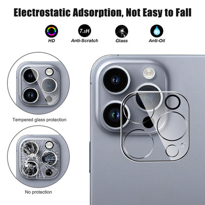 For iPhone 16 Pro Max / 16 Pro Camera Lens Protector Tempered Glass HD Anti-Explosion Phone Lens Film