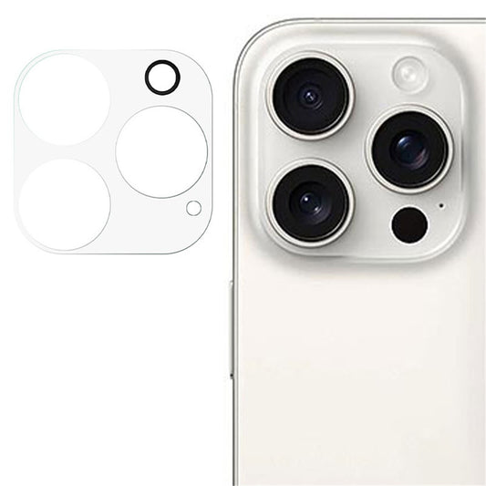 For iPhone 16 Pro / 16 Pro Max Camera Lens Protector Tempered Glass Lens Film 3D Arc Edge