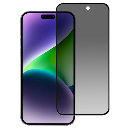 For iPhone 16 Pro Max Anti-spy Tempered Glass Screen Protector 2.5D Arc Edge Anti-explosion Film