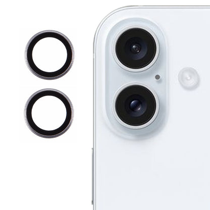 For iPhone 16 / 16 Plus Camera Lens Film Electroplating AF+AR Tempered Glass Lens Protector