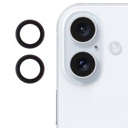 For iPhone 16 / 16 Plus Camera Lens Film Electroplating AF+AR Tempered Glass Lens Protector