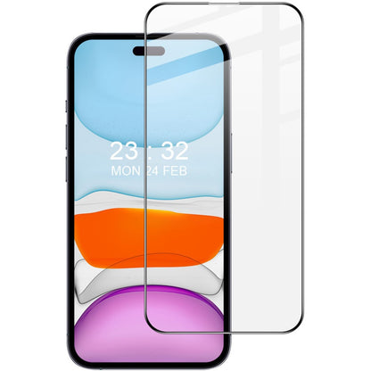 IMAK Pro+ Series For iPhone 16 Pro Tempered Glass Full Screen Protector Sensitive Touch