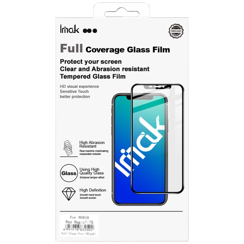 IMAK Pro+ Series For iPhone 16 Pro Tempered Glass Full Screen Protector Sensitive Touch
