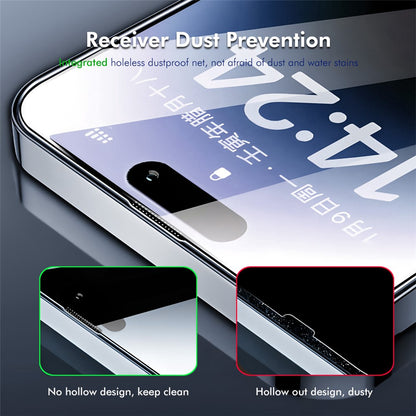 ENKAY HAT-PRINCE For iPhone 14 Pro Screen Protector 300C Large Arc Silk Print High Aluminium-Silicon Glass Film