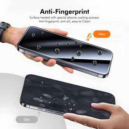 ENKAY HAT-PRINCE For iPhone 14 Pro Screen Protector 300C Large Arc Silk Print High Aluminium-Silicon Glass Film
