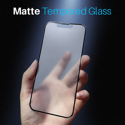 NORTHJO A++ For iPhone 14 Plus / 13 Pro Max Matte Screen Protector 0.3mm 2.5D Anti-Fingerprint Full Coverage Tempered Glass Film