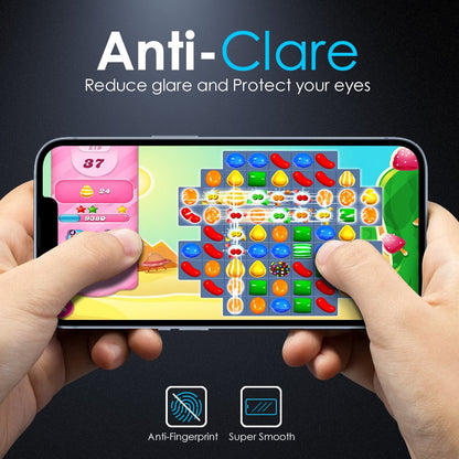 NORTHJO A++ For iPhone 14 Plus / 13 Pro Max Matte Screen Protector 0.3mm 2.5D Anti-Fingerprint Full Coverage Tempered Glass Film