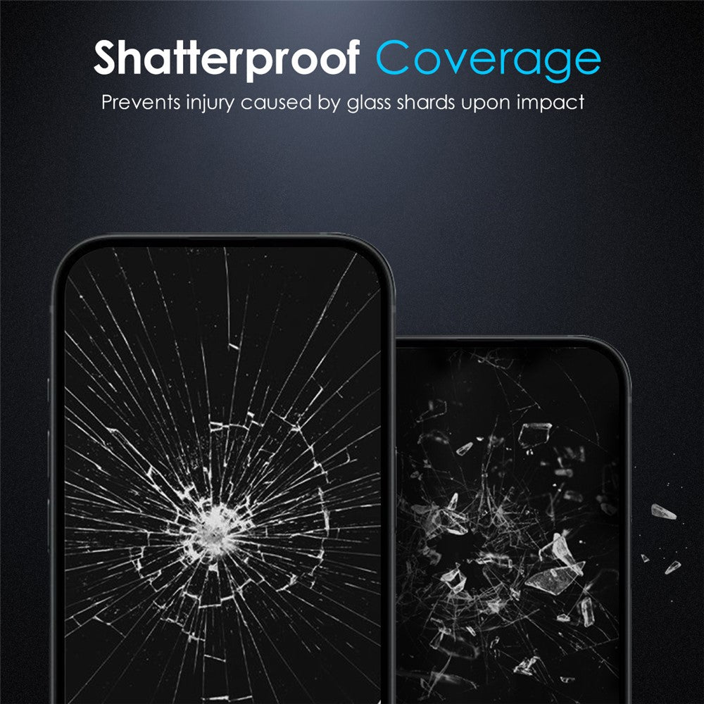 NORTHJO A++ For iPhone 14 Plus / 13 Pro Max Matte Screen Protector 0.3mm 2.5D Anti-Fingerprint Full Coverage Tempered Glass Film