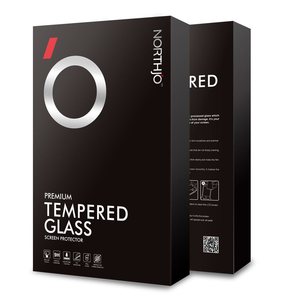 NORTHJO A++ For iPhone 14 Plus / 13 Pro Max Matte Screen Protector 0.3mm 2.5D Anti-Fingerprint Full Coverage Tempered Glass Film