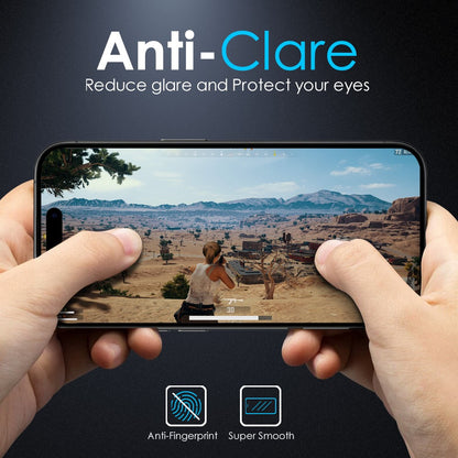 NORTHJO A++ For iPhone 14 Pro Matte Screen Protector Anti-Fingerprint Full Coverage Tempered Glass Film
