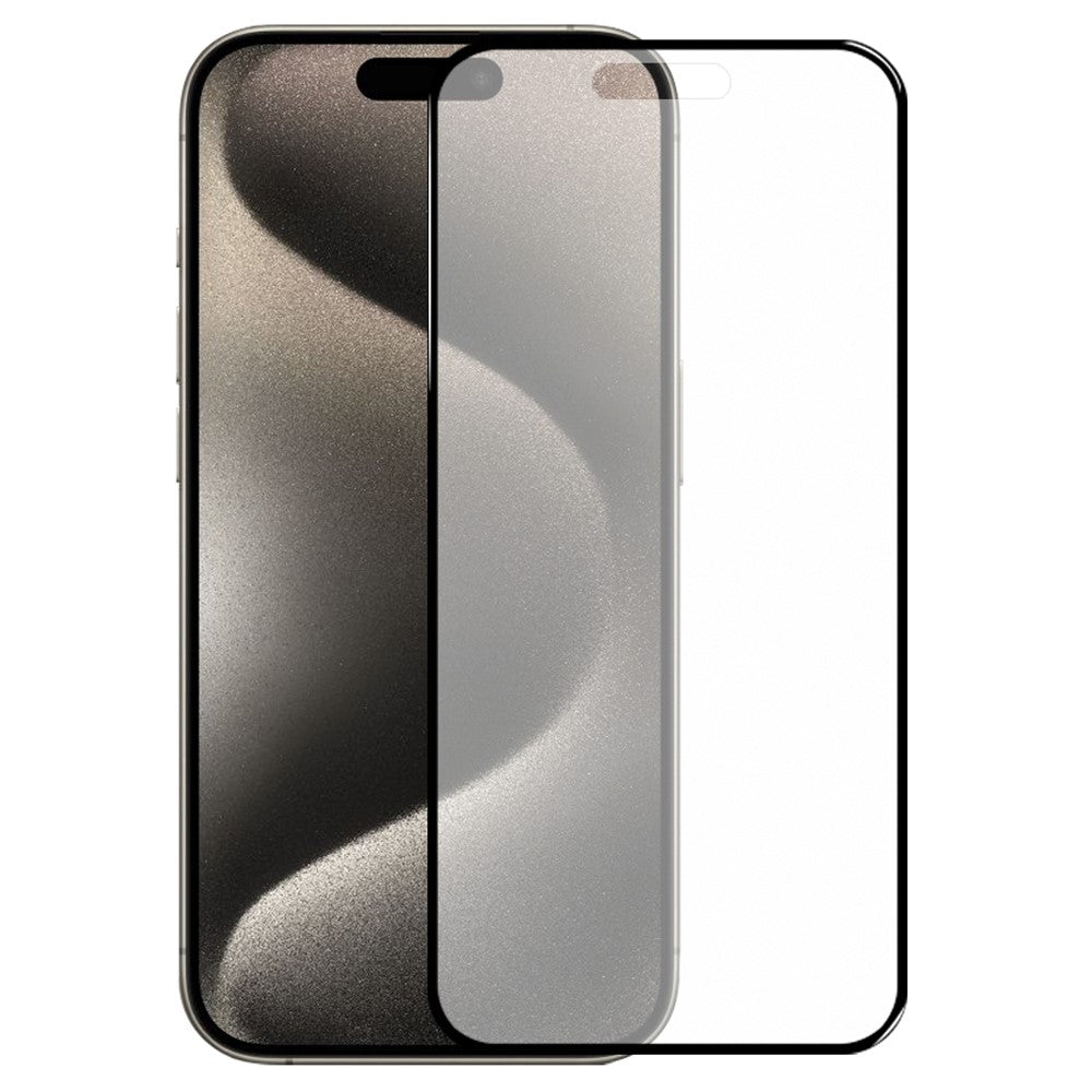NORTHJO A++ For iPhone 15 Pro Max Screen Protector Anti-Fingerprint Matte Full Coverage Tempered Glass Film