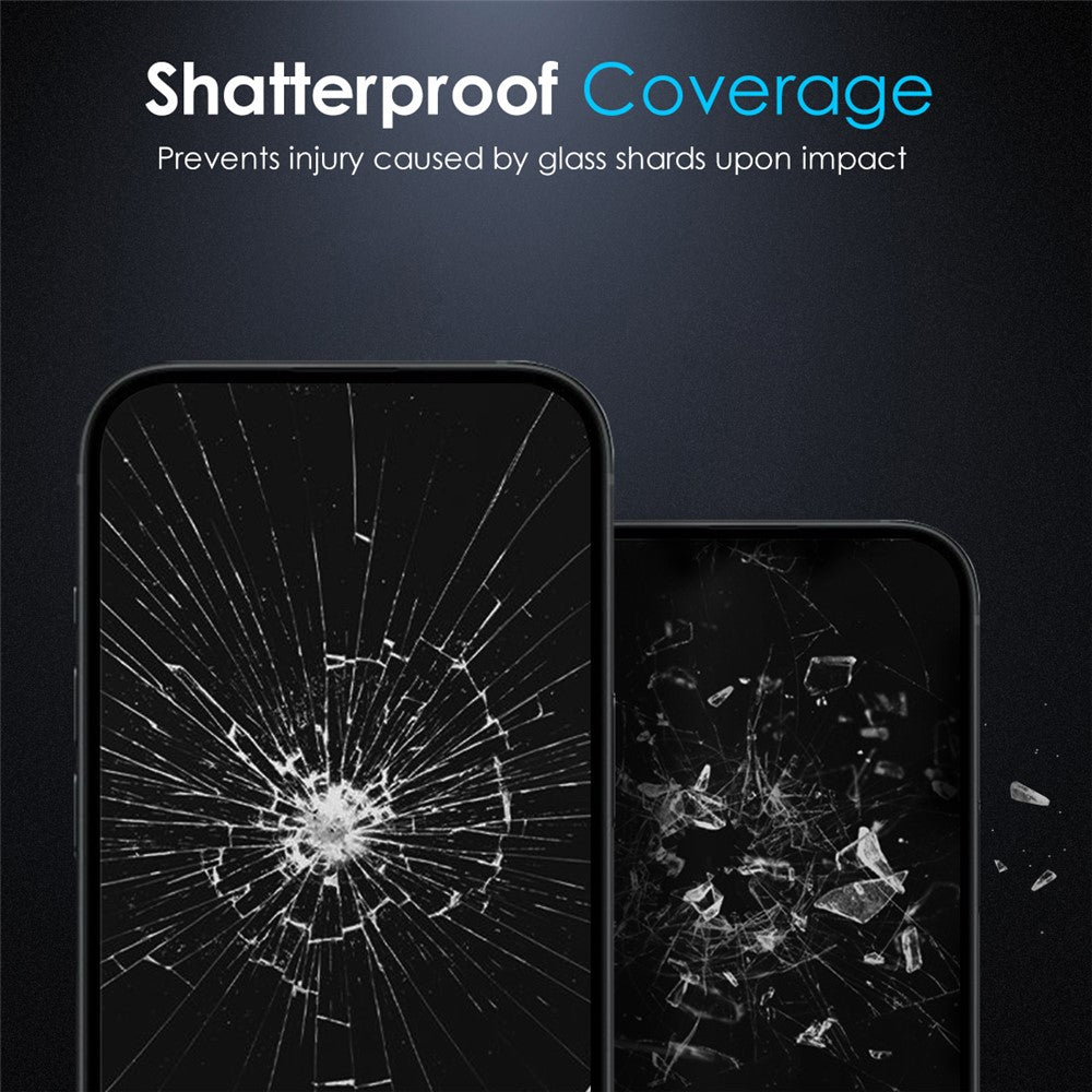NORTHJO A++ For iPhone 15 Pro Max Screen Protector Anti-Fingerprint Matte Full Coverage Tempered Glass Film